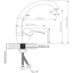 Смеситель AV Engineering AVBAS4-A294-459