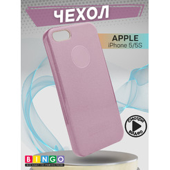Чехол-накладка Bingo Shine для APPLE iPhone 5/5S Фиолетовый
