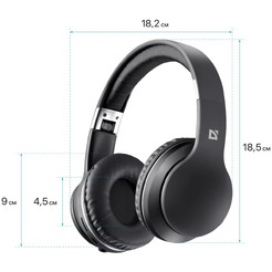 Наушники Defender FreeMotion B595 (черный)