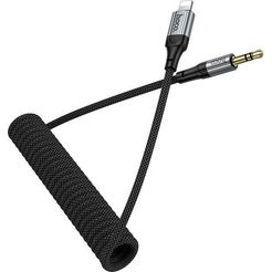Кабель Hoco UPA33A Lightning - 3.5 мм Jack (1.5 м, черный)
