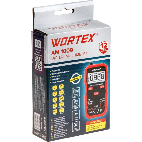 Мультиметр Wortex AM 1009 2323168