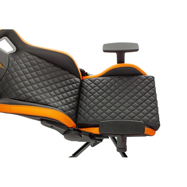 Кресло игровое Knight Outrider (1628891) черный/оранжевый