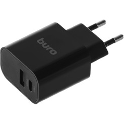 Сетевое зарядное Buro BUWD1 (черный)