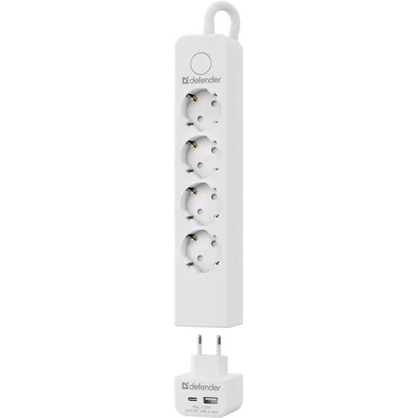 Набор устройств электропитания удлинитель + сетевой адаптер Defender  ILS 431  (99476)