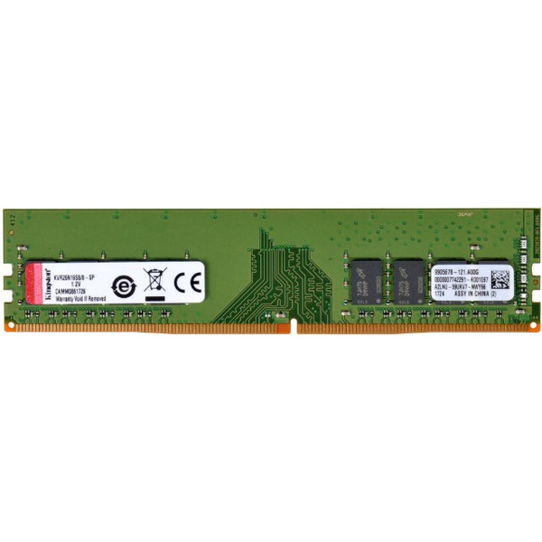 Оперативная память Kingston ValueRAM 8GB DDR4 PC4-21300 KVR26N19S8/8