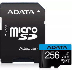 Карта памяти SDXC-micro  ADATA AUSDX256GUICL10A1-RA1 (256GB)