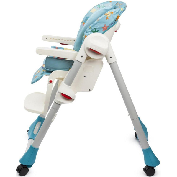 Стульчик для кормления Chicco new POLLY 2 В 1 SEA DREAMS 4 колесика