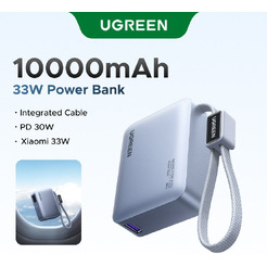 Внешний аккумулятор Ugreen PB584 75173B 10000mAh (серый)