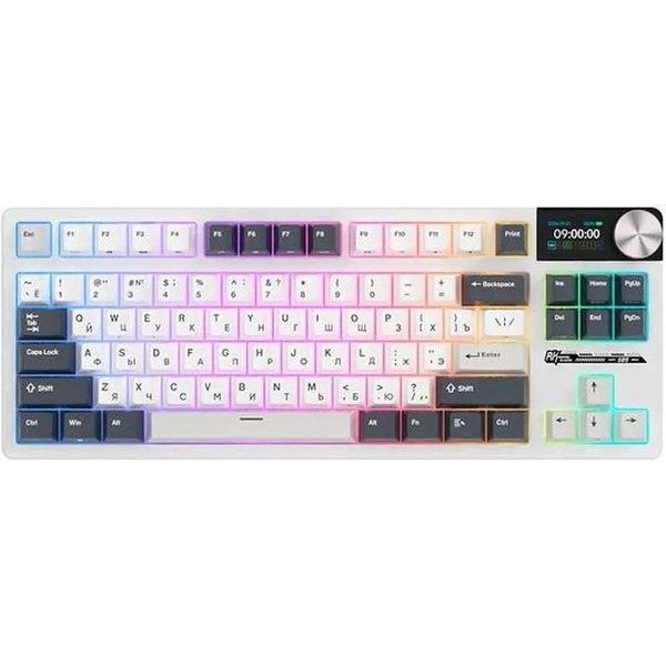 Клавиатура Royal Kludge RK S85 White Night (Cloud switch)