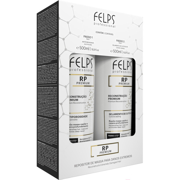 Маска для волос Felps Color RP Reconstruction Premium Kit Duo Холодное восстановление (2x500мл)