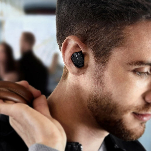 Наушники BASEUS Encok W01 (черный)