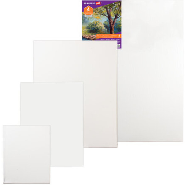 Холст для рисования BRAUBERG Art Debut 191028 (4 шт)