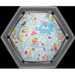 Игровой манеж Lionelo Roel (Grey Multicolor)