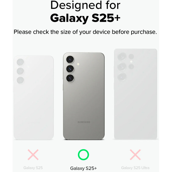 Чехол Ringke SILICONE MAGNETIC для Galaxy S25 Plus BLACK