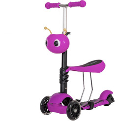 Самокат детский Novatrack Disco-kids Saddle 120S.DISCOKIDS.PN9 (розовый)