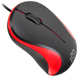 Мышь Oklick 115S (черный/красный)