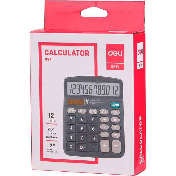 Калькулятор Deli E837