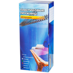 Пластиковые пружины Office Kit 6мм / BP2140 (100шт, прозрачный)