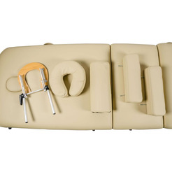 Массажный стол Atlas Sport XXL PRO 3-с 70см 3D-70195 (бежевый)