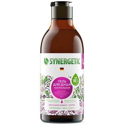 Гель для душа SYNERGETIC Цветущий инжир и лотос 380мл