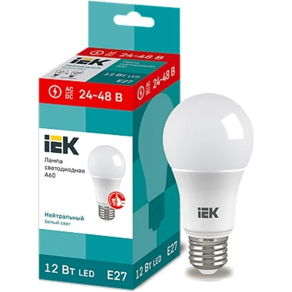 Лампочка IEK LED Bulb A60 1140lm 4000K E27