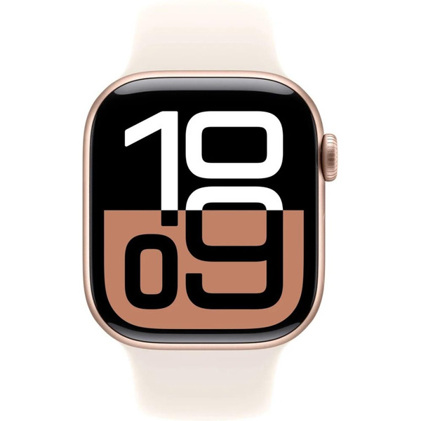 Смарт-часы Apple Watch S10 42mm A2997 (MWWH3LW/A) Aluminium Rose Gold (ремешок S/M)