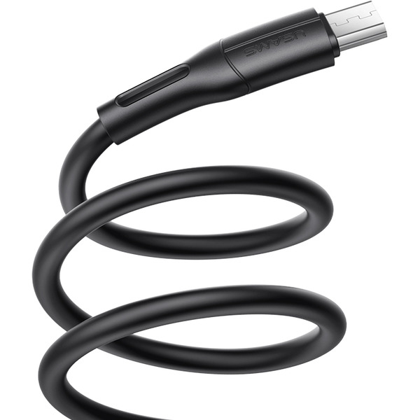 Кабель Usams MicroUSB US-SJ502 U68 (черный)