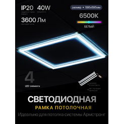 Светильник EMZE Армстронг OP-WS-PL66-40WFLS-6500K