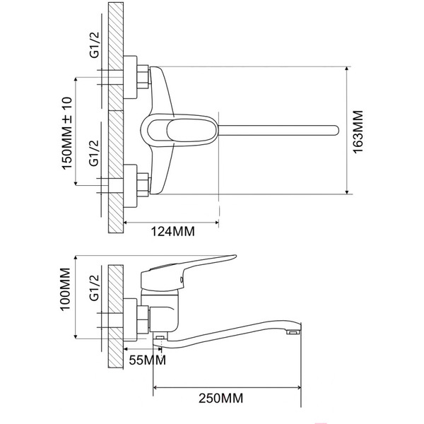 Смеситель для кухни ECONOCE EC0243