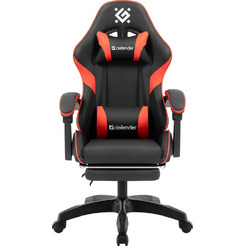 Игровое кресло Defender Serenity (черный/красный)