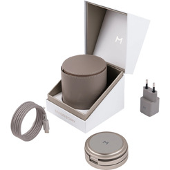 Беспроводное зарядное Magssory Disc Signature Edition 3 в 1 для Apple WCH033 (титановый)