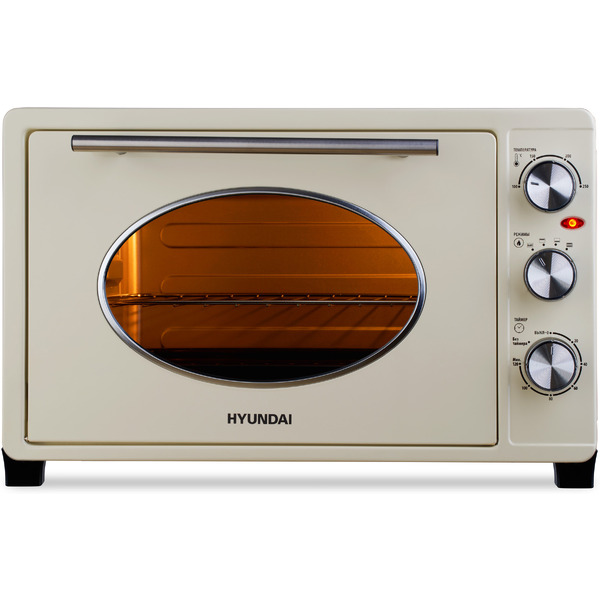 Мини-печь Hyundai MIO-HY084 (бежевый/хром)