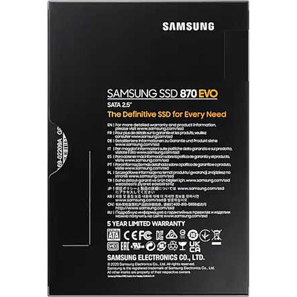 SSD Samsung 870 Evo 4TB MZ-77E4T0BW