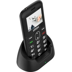 Мобильный телефон INOI 148 Senior 4G + ЗУ WC-112 (черный)