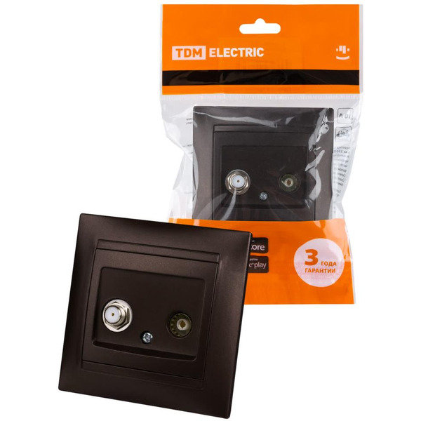 Розетка телевизионная TDM Electric Лама SQ1815-0520