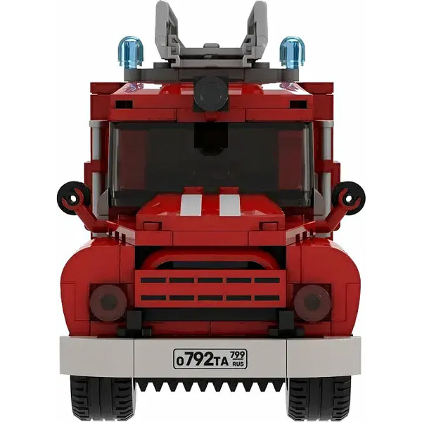 Конструктор Brick Labs Пожар в кафе Шаурма на Бриковой AB-1316
