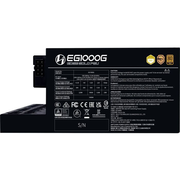 Блок питания Lian Li Edge Gold 1000 G9P.EG1000G.BH00.RU