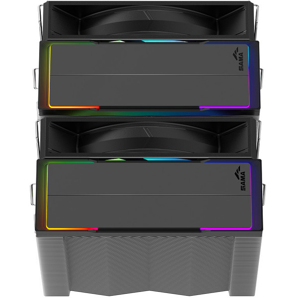 Кулер для процессора Sama A60L (серебристый/черный)