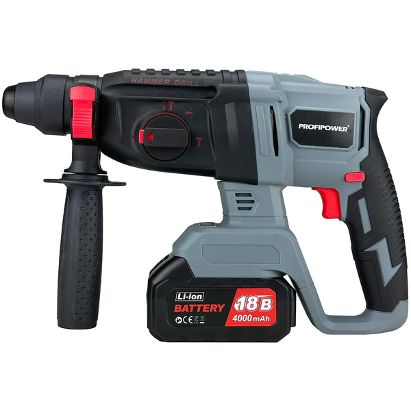 Аккумуляторный перфоратор беcщеточный ProfiPower MKDHR-18V