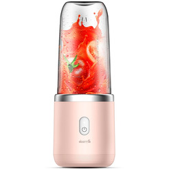 Портативный блендер Deerma DEM-NU05 (розовый)