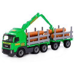 Автомобиль-лесовоз с прицепом Полесье 58348