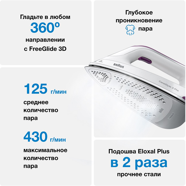 Гладильная система Braun CareStyle 3 Pro IS3155VI