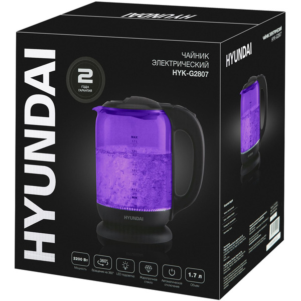Электрочайник Hyundai HYK-G5809