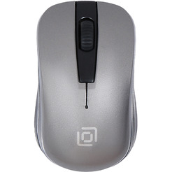 Мышь Oklick 445MW (черный/серый)