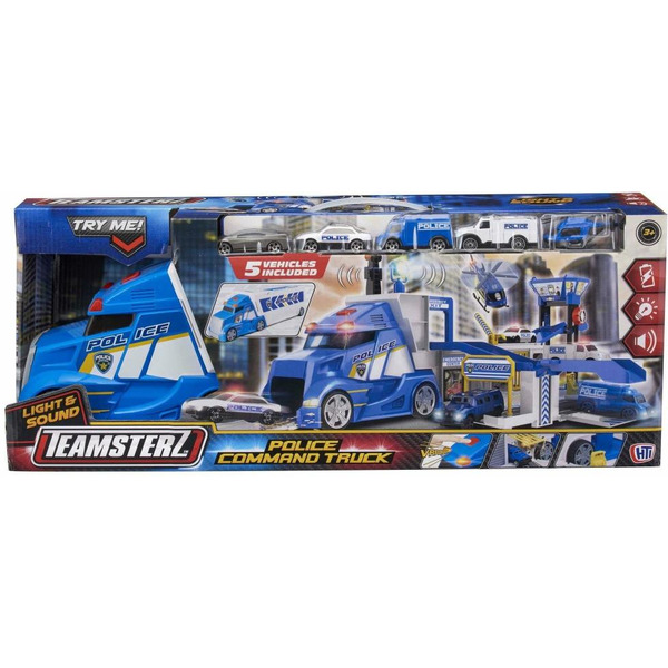 Игровой набор Teamsterz "Полицейский грузовик-транспортер" (1417332.00)