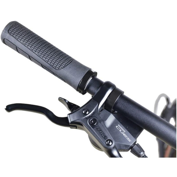 Велосипед Stark Router 27.4 HD р. 20 2025 (черный матовый/оливково-желтый)