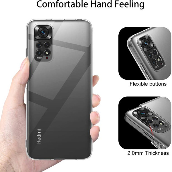 Бампер Bingo TPU 2.0mm для XIAOMI Redmi Note 11/Note 11S Белый