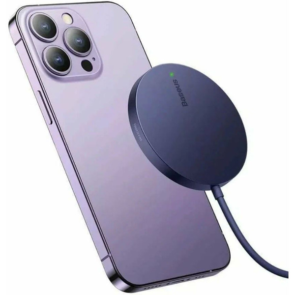 Беспроводное зарядное Baseus Simple Mini3 Magnetic Wireless Charger 15W CCJJ040205