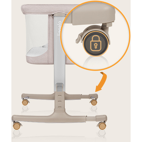 Детская кроватка Lionelo Aurora (Beige Cappuccino)