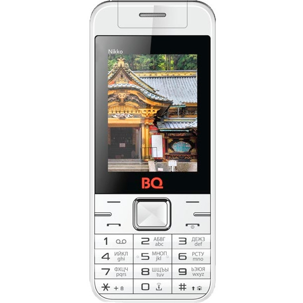Мобильный телефон BQM-2424 Nikko белый/красный